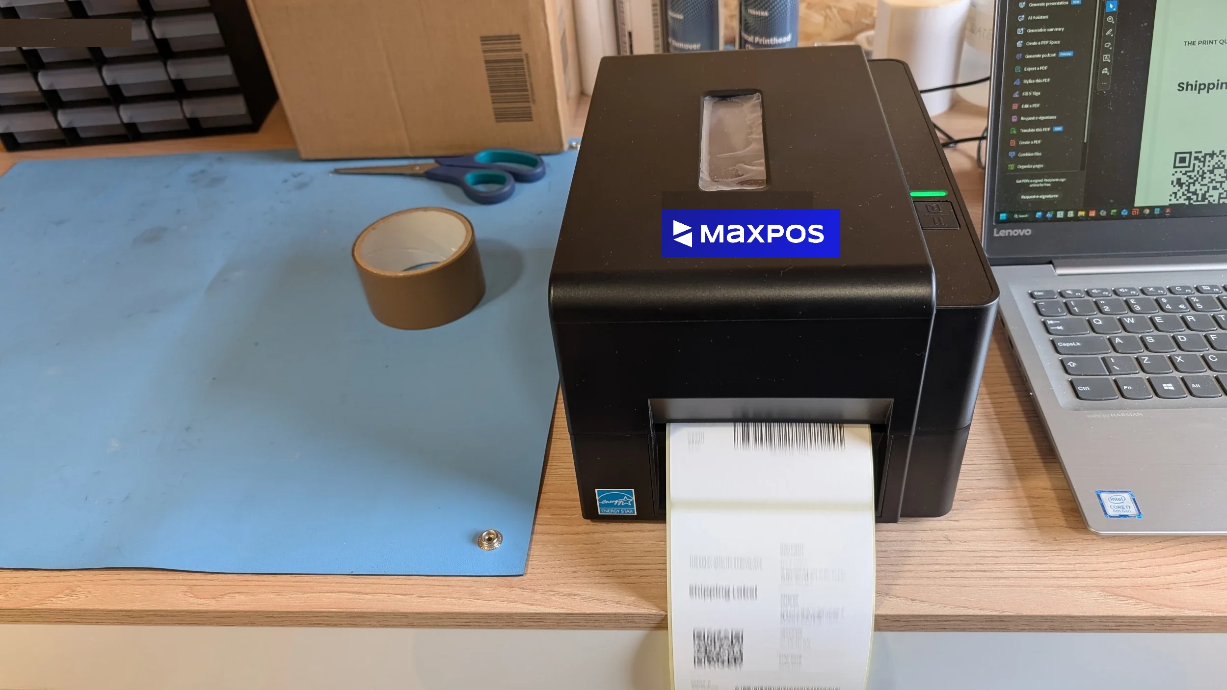 desktop thermal label printer kenya maxpos